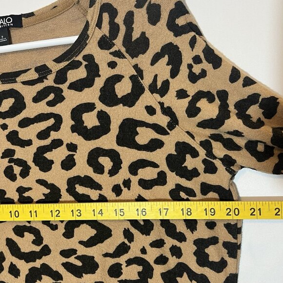 Buffalo David Bitton Women Sweater Leopard Print Soft Viscose Blend Cozy Small - Picture 7 of 10